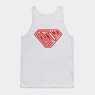 Grandma SuperEmpowered (Red) Tank Top